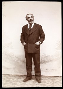 労働党首ジョン・バーンズ、1893-4（銀ゼラチン印刷）